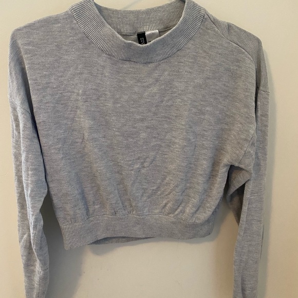 Crop sweater shirt - Picture 1 of 2